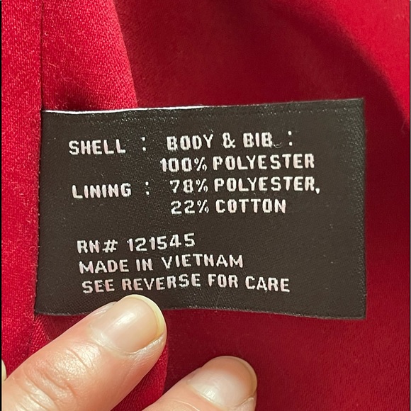 SOLD London Fog Single Breasted Red Trench Small - Picture 9 of 12